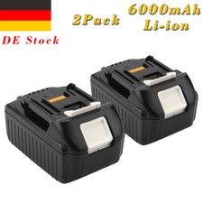 2X 6000mAH 18V Li-ion Akku