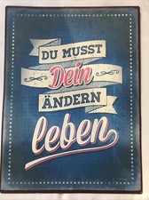 Sticky Jam Retro-Blechschild "Dein Ändern Leben" Blech Metall Nostalgische Ble