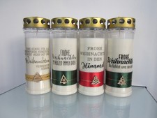 Grablicht -  "Weihnachten & Neues Jahr" - 7Tage Brenner