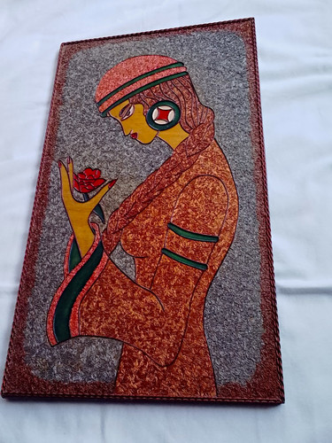 Wandbild relief motiv frau - 3d-relief,