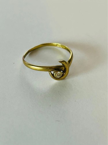 Vintage ring 333er gelbgold - vintage-ring,