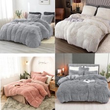 Plüsch Bettwäsche Winter Flauschig Warme Wendebettwäsche Set 135X200 200X200cm
