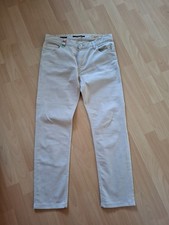 Alberto Coloured Denim Hose Jeanse W31 Slim Fit beige