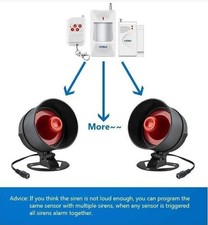 Kerui Wireless Sicherheit Einbrecher Tür Alarmsystem Kit für Garage Schuppenhaus