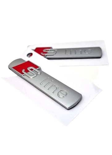 Audi line schriftzug - s-line, matt