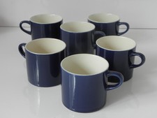 6 Kaffeebecher Tassen Melitta Stockholm blau