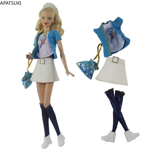 Blau weiß kleidung set für - set,