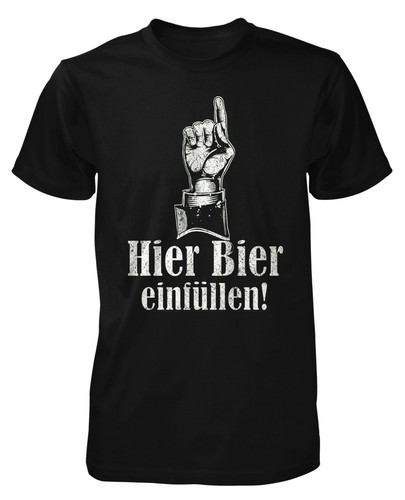 Hier bier einfüllen herren - hier,
