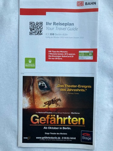 Ihr reiseplaner ice 558 berlin - ihr,
