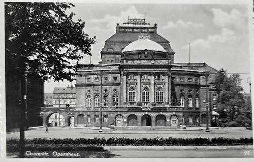 Chemnitz oper 1920er - chemnitz,