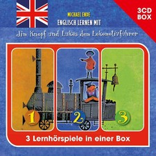 Englisch lernen mit Jim Knopf - 3-CD Hörspielbox | Michael Ende | Audio-CD