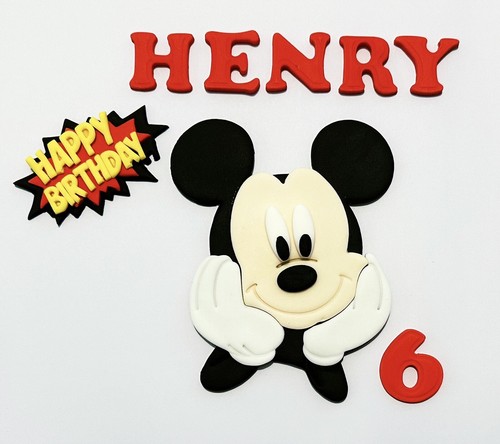 Fondant Mickey Mouse mit