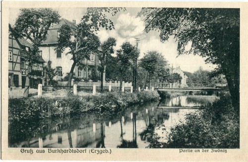 Burkhardtsdorf erzgebirge - ak, /erzgebirge