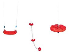 Playtive Kinder Brettschaukel / Tellerschaukel / Kletterseil Schaukel 60-100 kg