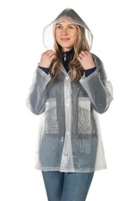 Regenjacke, transparent