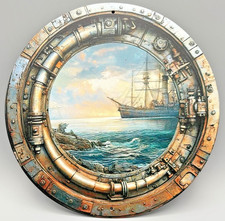 *Metall/Blech-Schild-Porthole