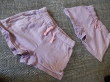 2 kurz  Hose  gr. 110/116 lila   Zwillinge