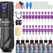 Tattoo Maschine Set kabellos 7