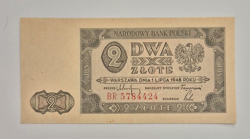 Polen banknote zlote - polen, 1948