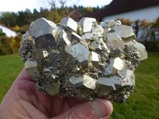 Pyrit Kubooktaeder, Huanzala Mine Ancash Peru # 12