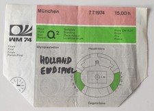 Ticket WM Finale 7.07.74 Deutschland - Niederlande Holland in München DFB.
