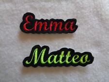 Applikation Wunschname / Name / Schriftzug in Wunschfarbe zum Aufbügeln