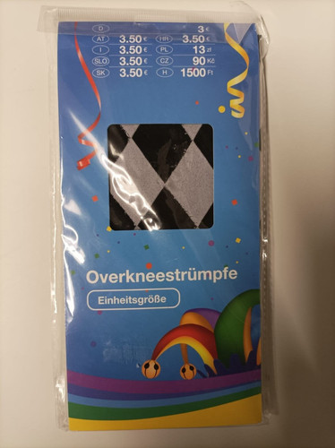 Harlekin overknee strümpfe - harlekin,