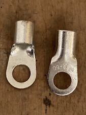 100 Stück Quetschkabelschuh M12 50mm² unisoliert verzinnt Kabelschuh Ringschuh