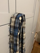 Hüftgold Schal Blau Weiss -