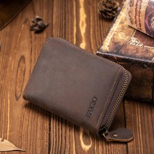 Herren Damen Geldbörse Echt