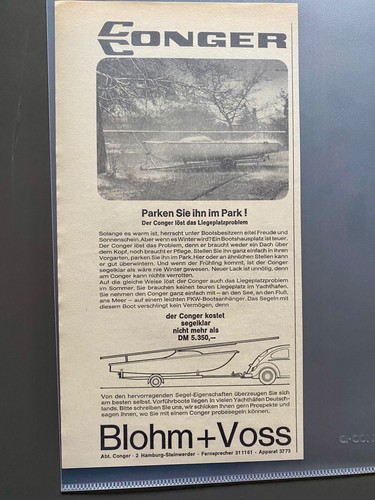 Blohm voss segeljolle conger - voss,