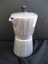 Alte, antike Espressokanne , Espressomaschine,  aus Italien, 6 Tazze