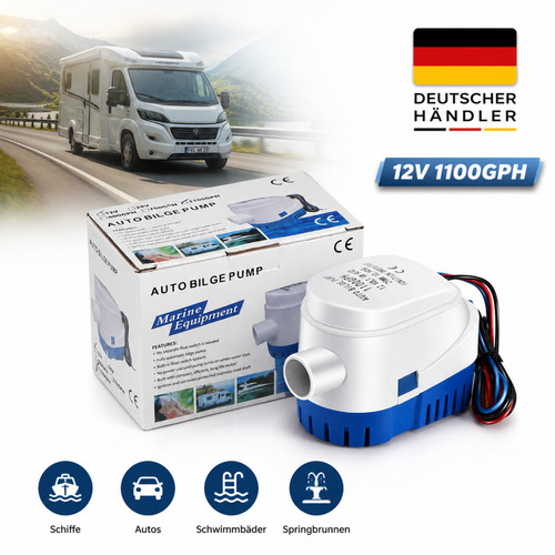 Bilgepumpe 1100gph boot - bilgepumpe,