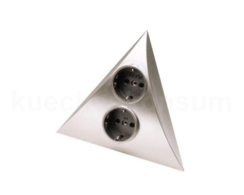 Hera fach ecksteckdose luxor - 2-fach,