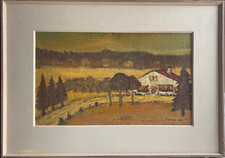 Oil painting sign - ::oil,