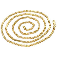 Goldkette Königskette 585 14K Echt Gold 55cm 2mm Herren Frauen Damen Kinder NEU