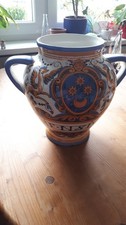 Keramik vase majolika aus - keramik-,