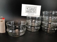 6 Dessertschalen➡️DDR Lausitz Schwepnitz GDR glass➡️D9 H5,5cm ähnl.Superfest