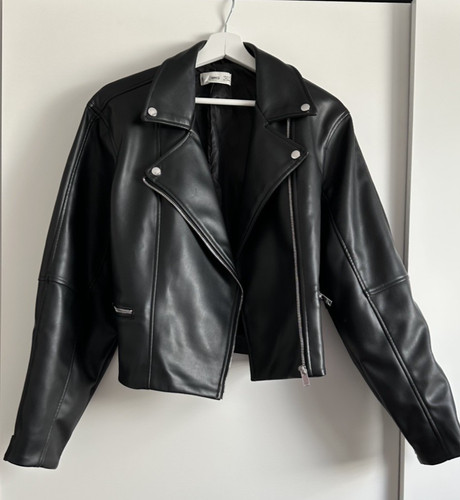 Mango kunstlederjacke m - gr.,