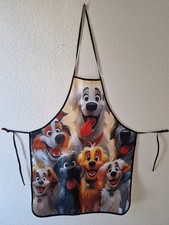 Schürze mit Hundemotiv- Life