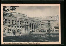 Stuttgart, Bahnhofplatz mit