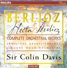 Berlioz Complete Orchestral Works Sir Colin Davis Philips 6 CD Box *LIKE NEW*