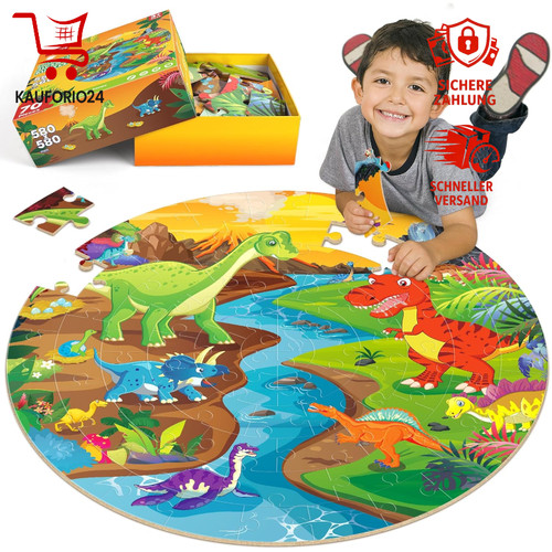 Dinosaurier bodenpuzzle holz - bodenpuzzle,