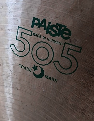 Vintage paiste green label 505 - paiste,