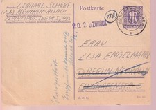 Bizone / Ganzsachen, P 903 I/02, München/Allach, 15.2.46