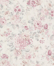 Vliestapete Rasch Souvenir Blumen Vintage cremeweiß rosa 516029 (3,18€/1qm)
