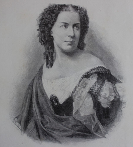 Antike lithografie heh graf - antike,