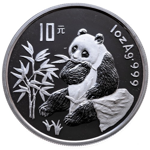 Silbermünze china panda 1996 - silbermünze,