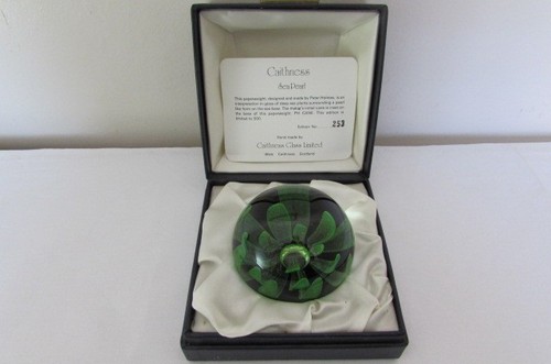 Caithness glas briefbeschwerer - glas,