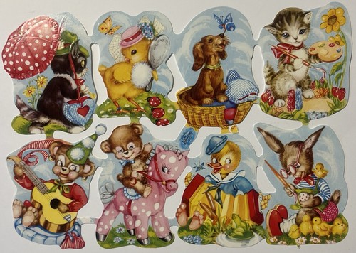 Glanzbilder oblaten scraps - glanzbilder,, oblaten,